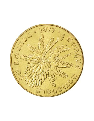 Awers monety 20 Franków 1977