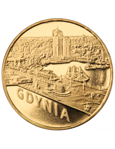 Awers monety 2 zł 2011 Miasta w Polsce – Gdynia