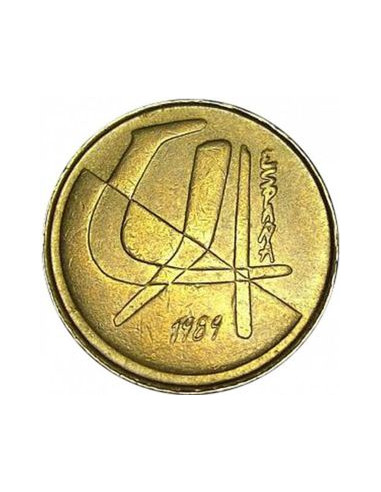 Awers monety Hiszpania 5 Peset 1992
