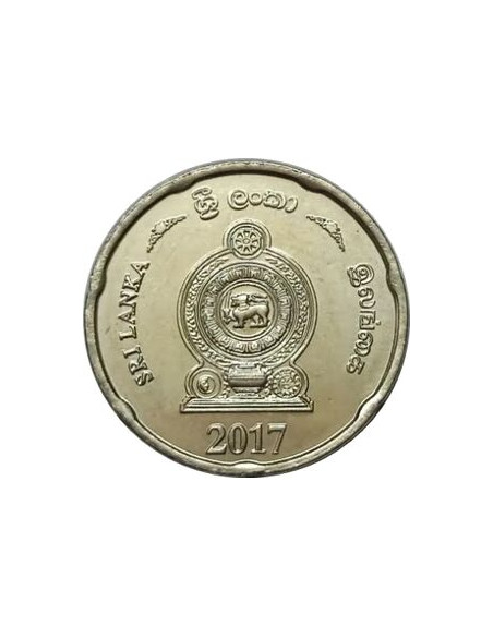Awers monety Sri Lanka 2 Rupie 2017