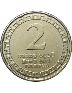 Awers monety Sri Lanka 2 Rupie 2017 2