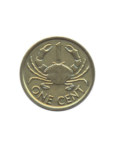 Rewers monety Seszele 1 Cent 2004