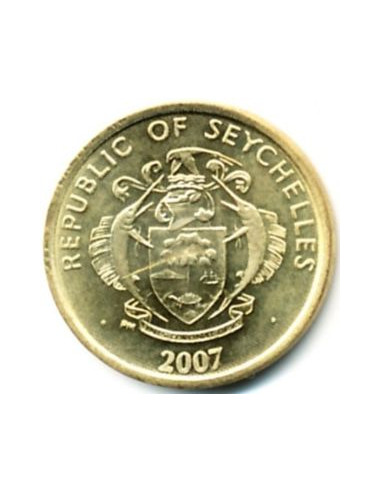 Awers monety Seszele 5 Centów 2007