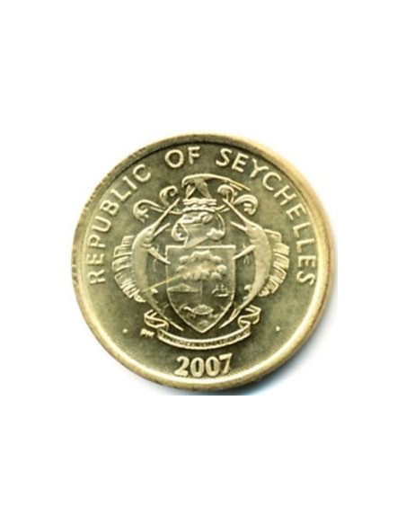 Awers monety Seszele 5 Centów 2007