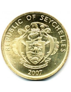 Awers monety Seszele 10 Centów 2007