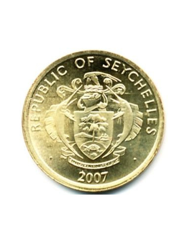 Awers monety Seszele 10 Centów 2007