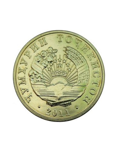 Awers monety Tadżykistan 20 Diramów 2011