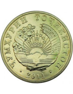 Awers monety Tadżykistan 50 Diramów 2019