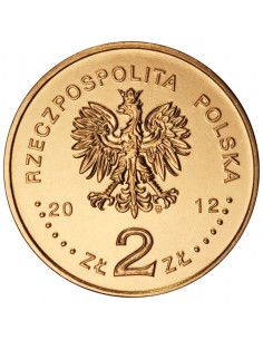Awers monety 2 zł 2012 Polskie okręty: Niszczyciel „Piorun” 2