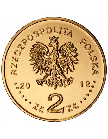 Rewers monety 2 zł 2012 Mistrzostwa Europy w Piłce Nożnej UEFA 201012