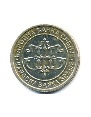 Awers monety Serbia 2 Dinary 2003