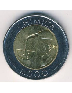 Awers monety San Marino 500 Lirów 1998 2