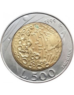 Awers monety San Marino 500 Lirów 1999 2