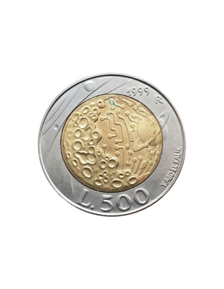 Rewers monety San Marino 500 Lirów 1999