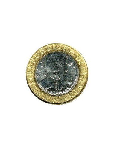 Awers monety San Marino 1000 Lirów 1998