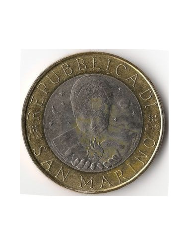 Awers monety San Marino 1000 Lirów 1999