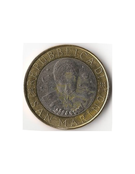 Awers monety San Marino 1000 Lirów 1999