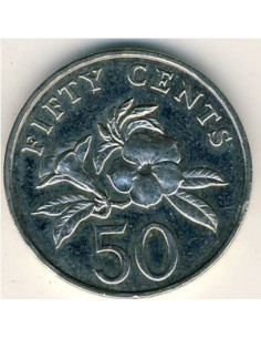 Awers monety Singapur 50 Centów 1995 2