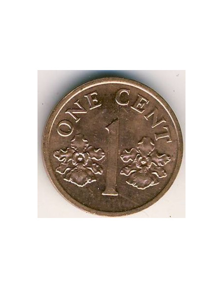 Rewers monety Singapur 1 Centów 1995