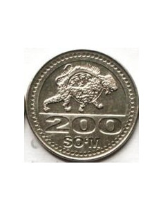 Awers monety Uzbekistan 200 Sumów 2018 2