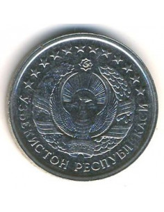 Awers monety Uzbekistan 20 Tiynów 1994