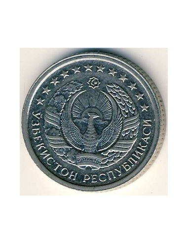 Awers monety Uzbekistan 10 Tiynów 1994