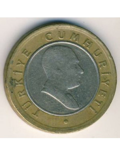 Awers monety Turcja 50 Nowych Kuruszy 2005