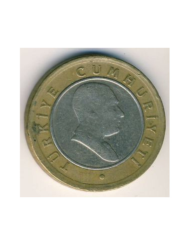 Awers monety Turcja 50 Nowych Kuruszy 2005