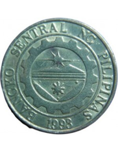 Awers monety Filipiny 25 Sentimos 1996