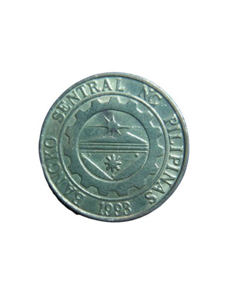 Awers monety Filipiny 25 Sentimos 1996