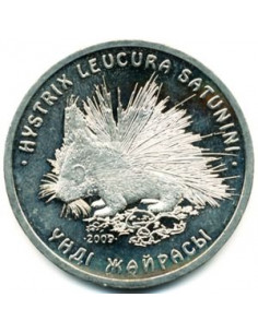 Awers monety Kazachstan 50 Tenge 2009 Jeżozwierz
