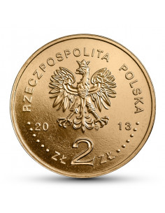 Awers monety 2 zł 2013 50lecie działalności Polskiego Stowarzyszenia na Rzecz Osób z Upośledzeniem Umysłowym 2