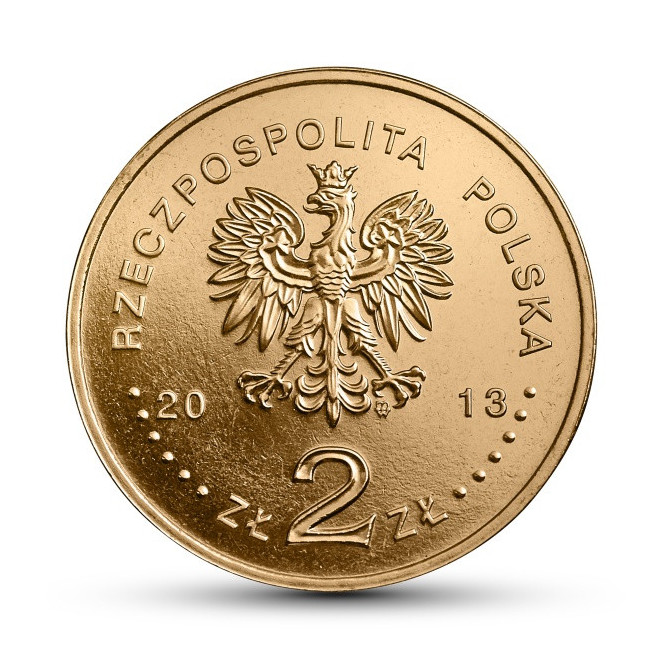 Rewers monety 2 zł 2013 50lecie działalności Polskiego Stowarzyszenia na Rzecz Osób z Upośledzeniem Umysłowym