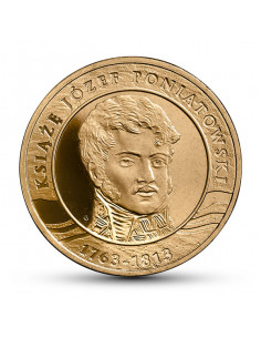 Awers monety 2 zł 2013 200. rocznica śmierci księcia Józefa Poniatowskiego