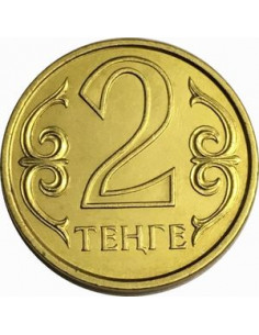 Awers monety Kazachstan 2 Tenge 2005 2
