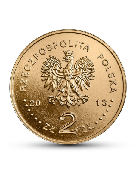 Rewers monety 2 zł 2013 Polskie Kluby Piłkarskie – Warta Poznań