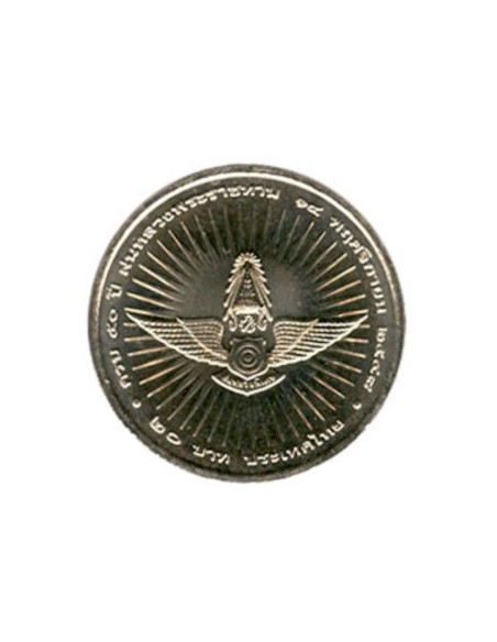 Awers monety 20 Baht 2005