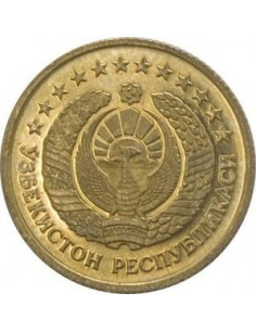 Awers monety Uzbekistan 5 Tiynów 1994