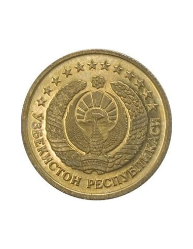 Awers monety Uzbekistan 5 Tiynów 1994