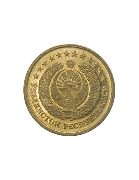 Awers monety Uzbekistan 5 Tiynów 1994