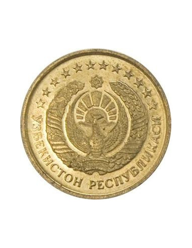 Awers monety Uzbekistan 1 Tiyn 1994