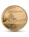 Awers monety 2 zł 2013 Polskie okręty: Niszczyciel rakietowy „Warszawa”