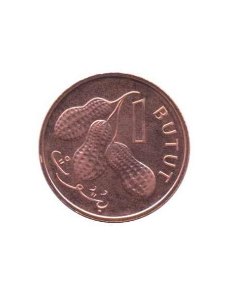 Rewers monety Gambia 1 Butut 1998