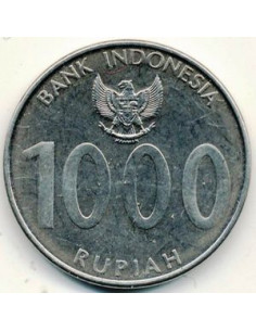 Awers monety Indonezja 1000 Rupii 2010 2