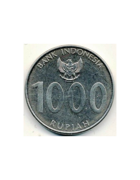 Rewers monety Indonezja 1000 Rupii 2010