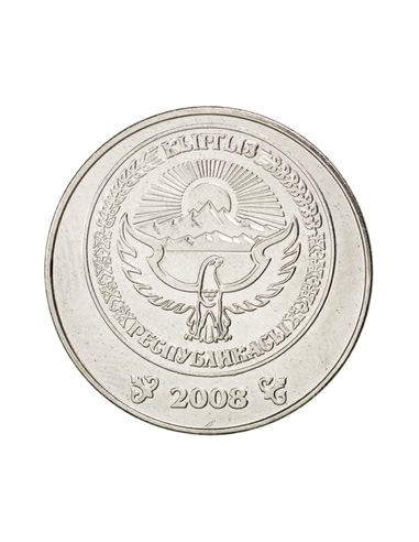 Awers monety Kirgistan 3 Som 2008