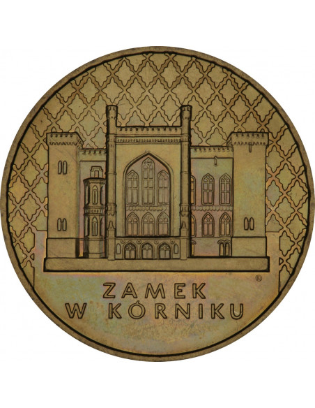 Awers monety 2 zł 1998 Zamki i pałace w Polsce: Zamek w Kórniku