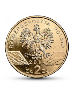 Awers monety 2 zł 2014 Zwierzęta Świata – konik polski 2