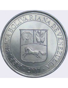 Awers monety Wenezuela 50 Centymów 2007 Magnetyczny