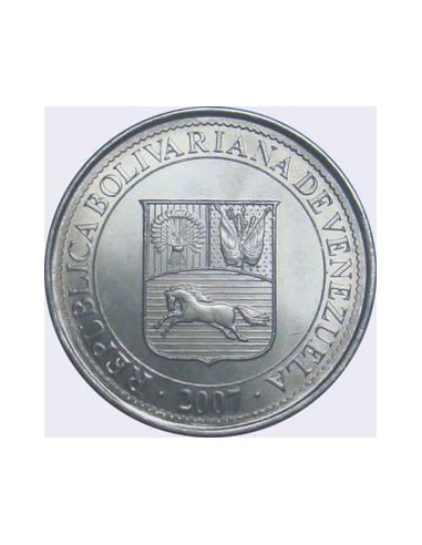 Awers monety Wenezuela 50 Centymów 2007 Magnetyczny